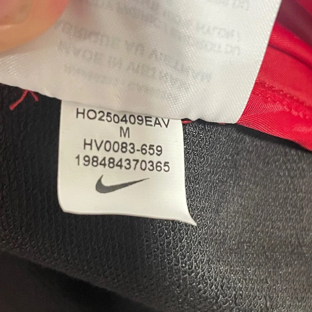 Nike Air Jordan Mens Loose Fit Track Pants Red HV0083-659 Size Medium NWT Storm